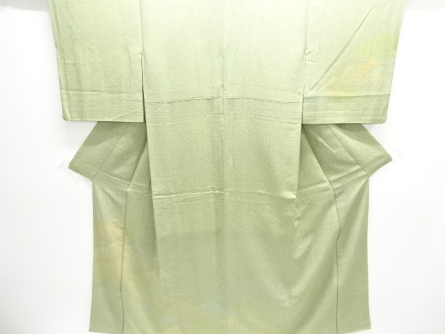 JAPANESE KIMONO / HOMONGI / DISTANT MOUNTAIN